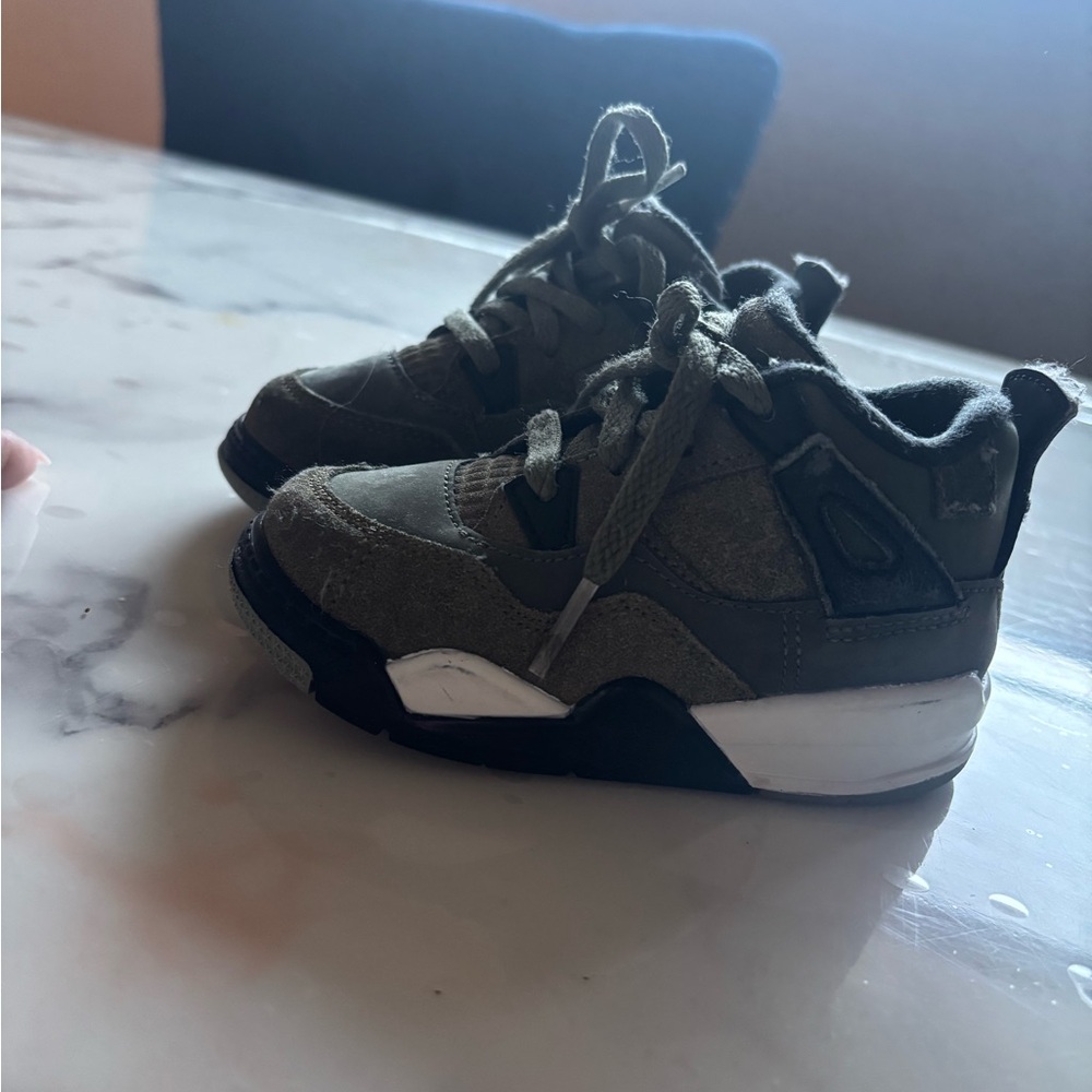 Kids Gray Sneakers